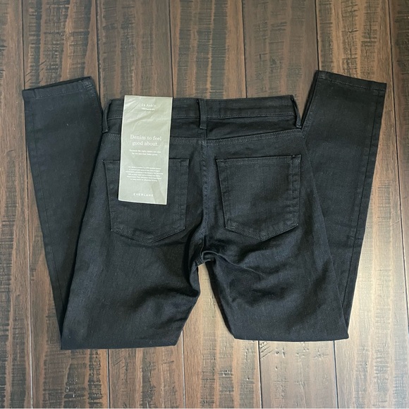Everlane Black Mid Rise Ankle Jeans NWT - Picture 7 of 12